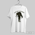 Official Live Like A Soldier Tiger Army Military