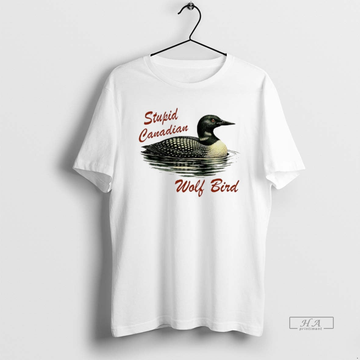 Official Loon Stupid Canadian Wolf Bird T-Shirts, Hoodie, Sweatshirt | AU01DripNestTees.com