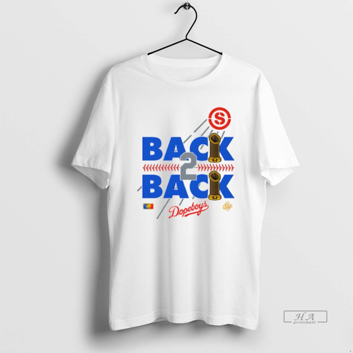 Official Los Angeles Dodgers Back 2 Back Champions 2 Trophy T-Shirts, Hoodie, Sweatshirt | AU01DripNestTees.com