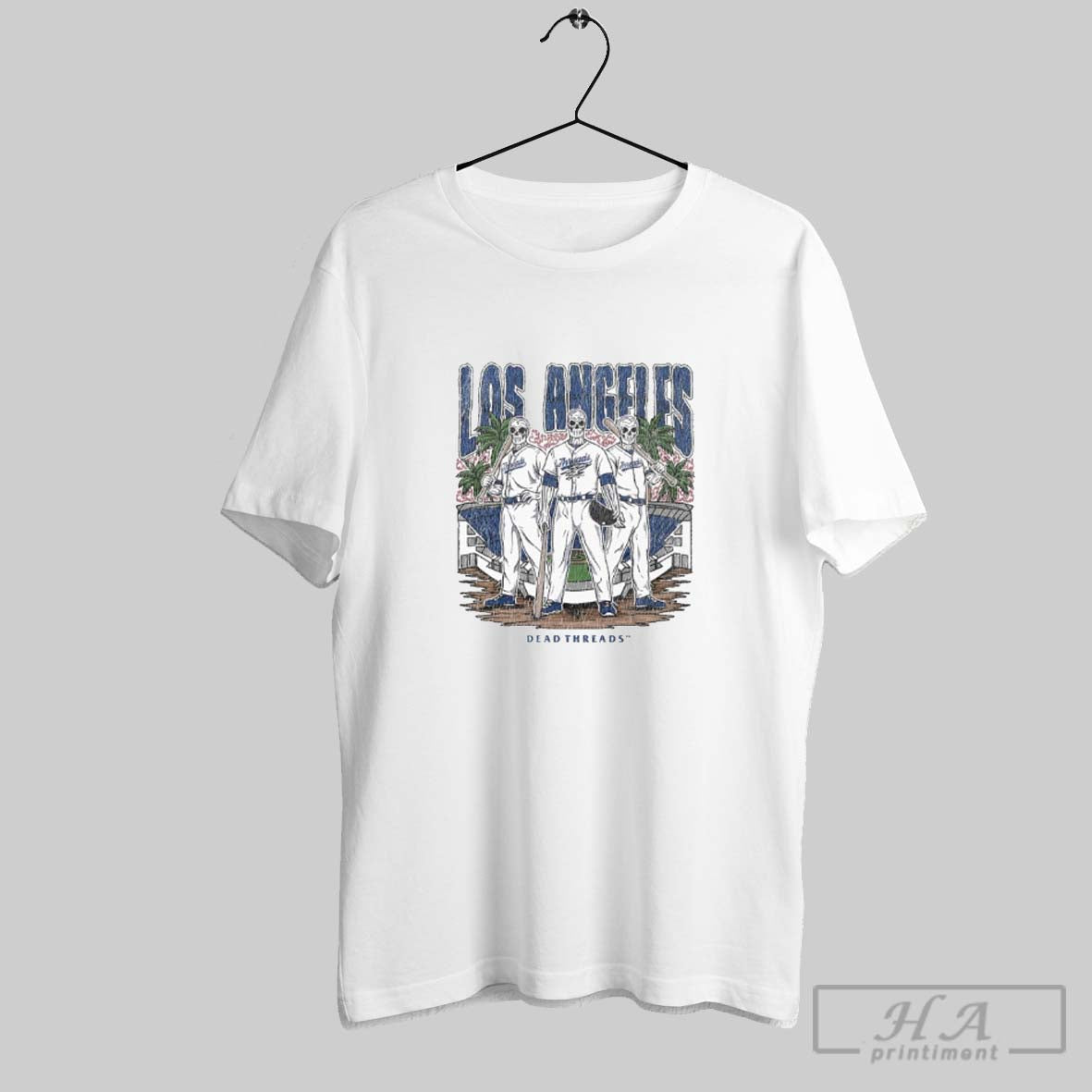 Official Los Angeles Dodgers Dead Threads Skeletons