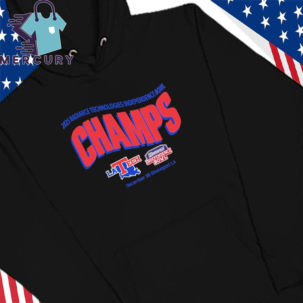 Louisiana Tech Bulldogs Football Are Radiance Technologies Independence Bowl Champions 2025 Shirt