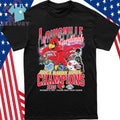 Louisville Cardinals Boca Raton Bowl Champions 2025 Mascot Shirt