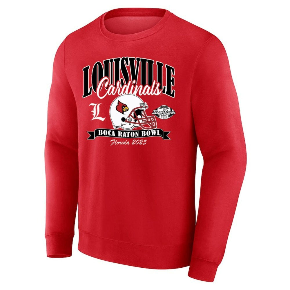 Louisville Cardinals Football 2025 Boca Raton Bowl Helmet Shirt
