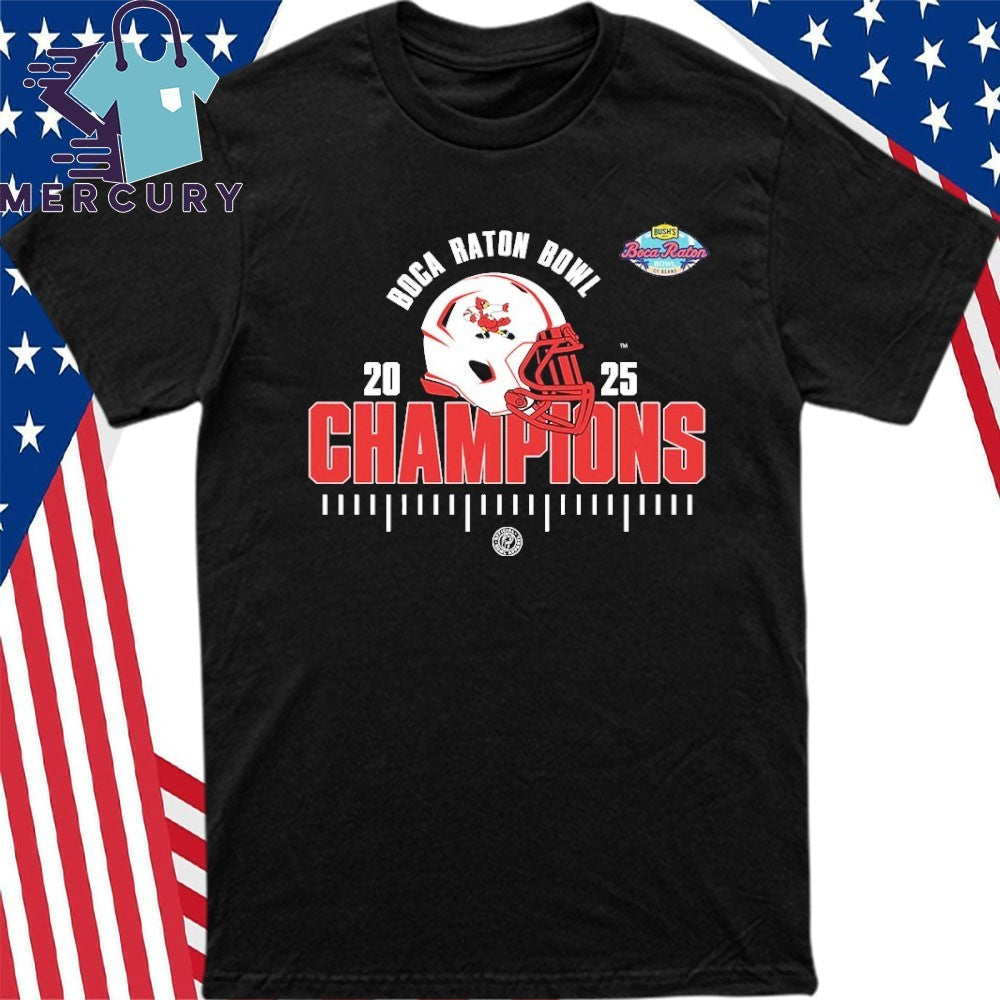 Louisville Cardinals NCAA 2025 Football Bush’s Boca Raton Bowl Of Beans Champions Unisex Shirt