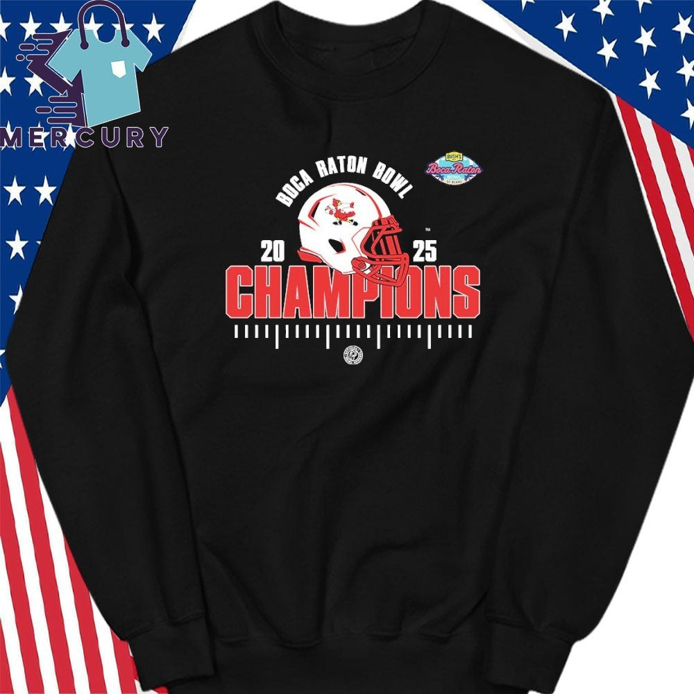 Louisville Cardinals NCAA 2025 Football Bush’s Boca Raton Bowl Of Beans Champions Unisex Shirt