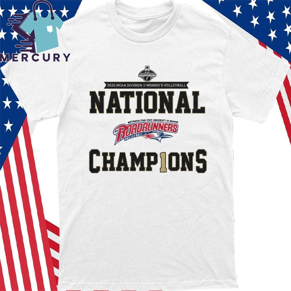 MSU Denver 2025 NCAA Division II Women’s Volleyball National Champions Shirt