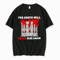 Official Mansion Fire The South Will Never Rise Again T Shirts Jpg