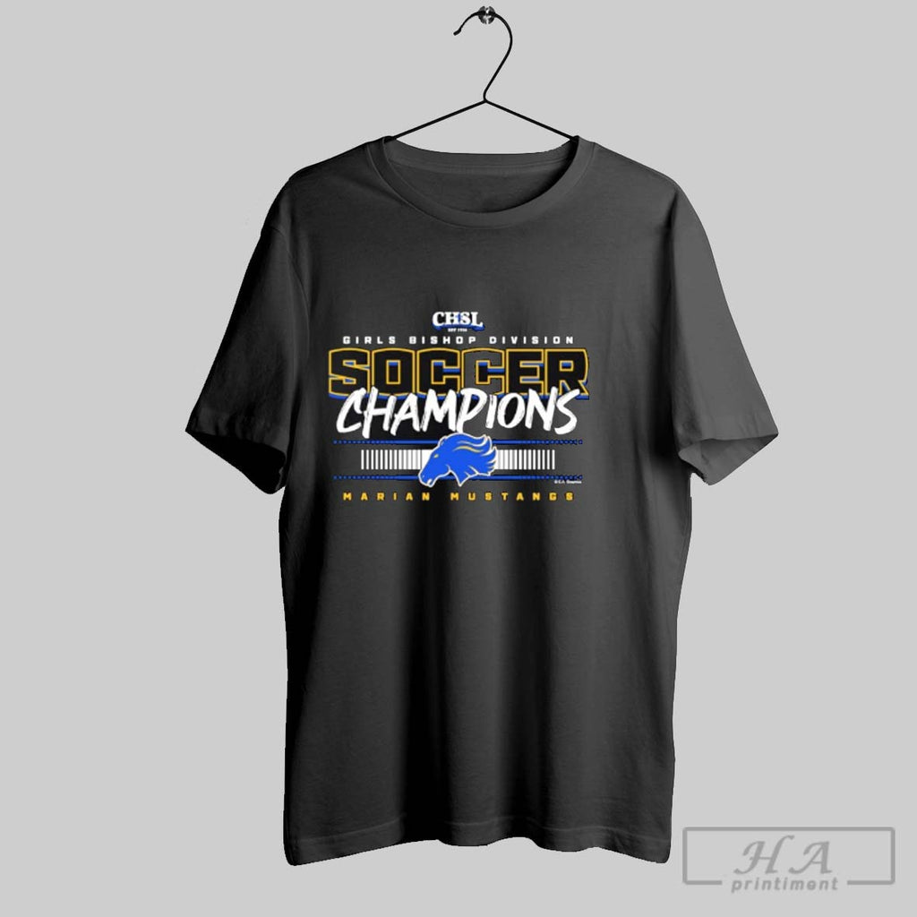 Official Marian Mustangs 2025 Girls Bishop Division Soccer Champions