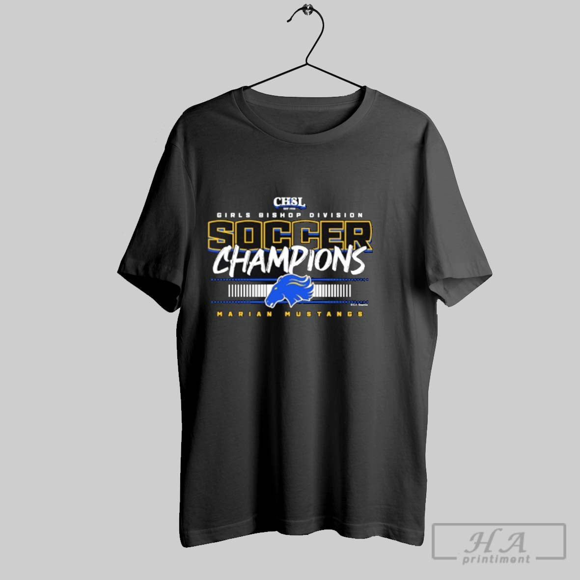 Official Marian Mustangs 2025 Girls Bishop Division Soccer Champions