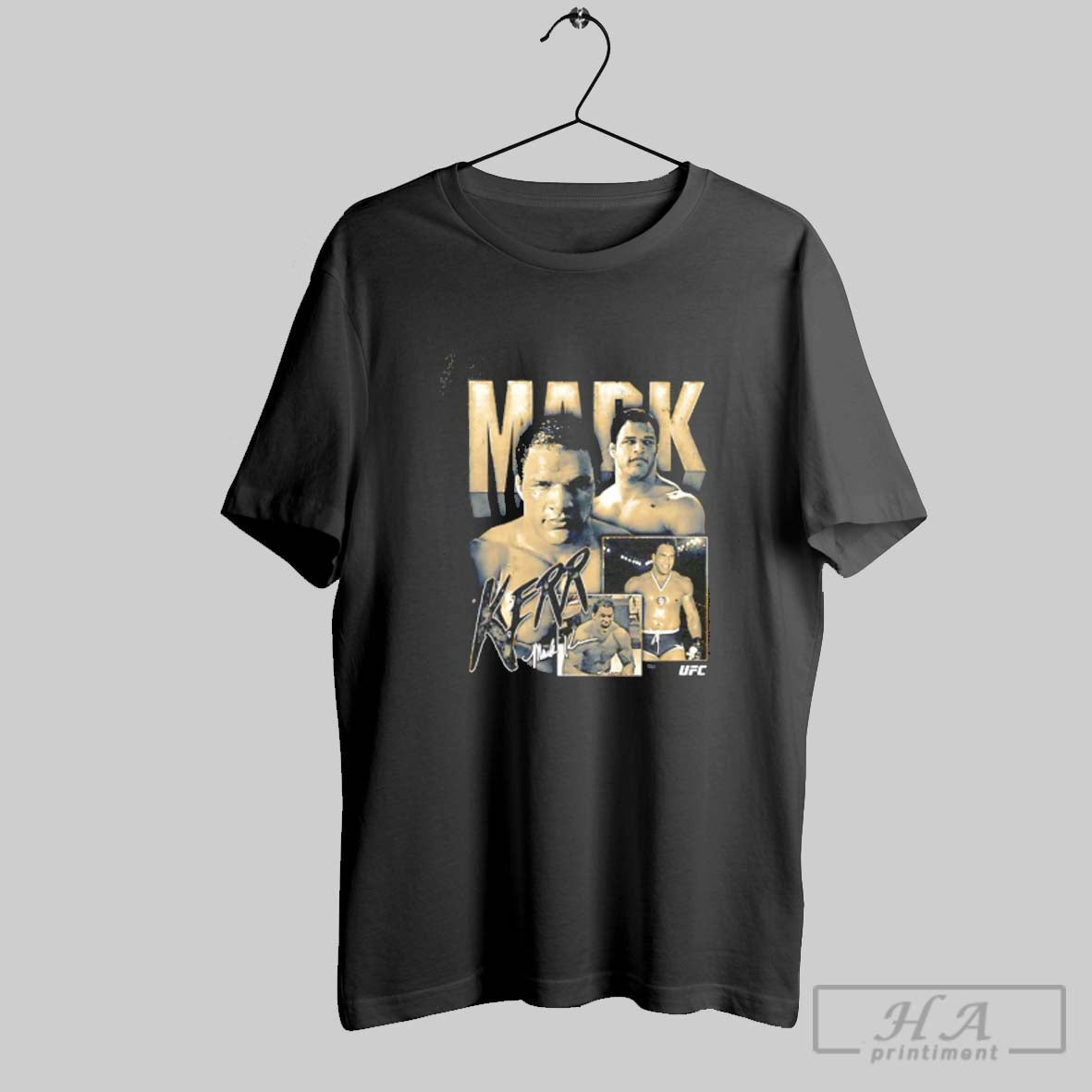 Official Mark Kerr Ufc Signature Graphic Vintage