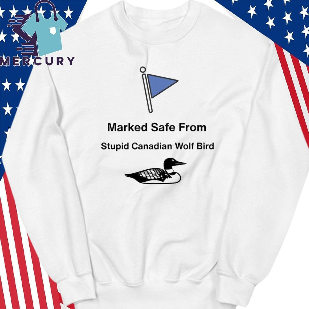 Marked Dafe From Stupid Canadian Wolf Bird Shirt