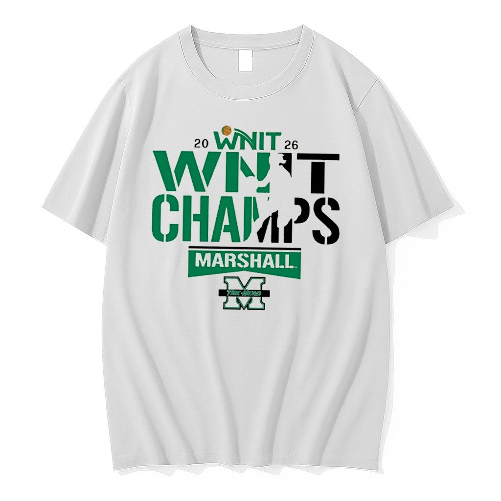 Official Marshall University Womens Basketball 2026 Nit Champions Tee T Shirts
