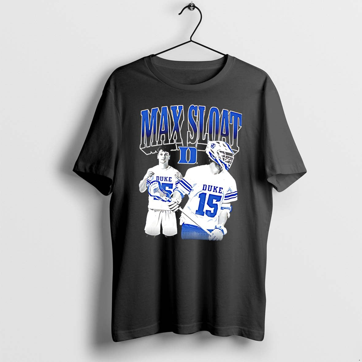Official Max Sloat Duke Blue Devils Mens Lacrosse Tee T Shirts Jpg