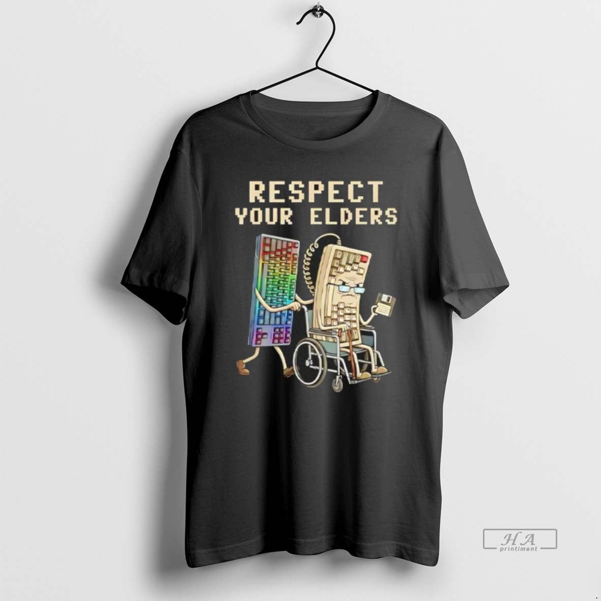 Official Mechanical Keyboard Respect Your Elders T-Shirts, Hoodie, Sweatshirt | AU01DripNestTees.com