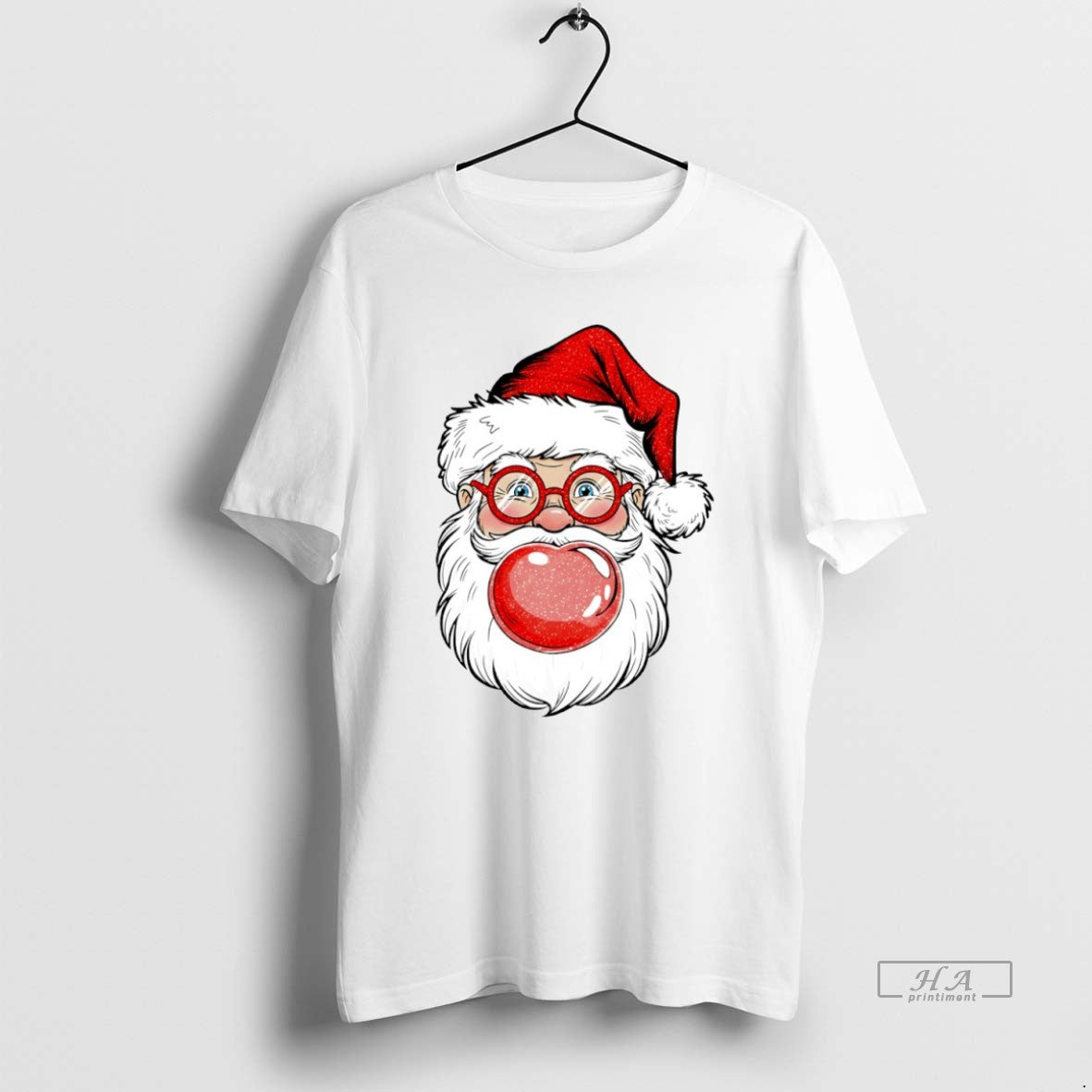 Official Merry Christmas Santa Claus Bubble Gum Circle T-Shirts, Hoodie, Sweatshirt | AU01DripNestTees.com