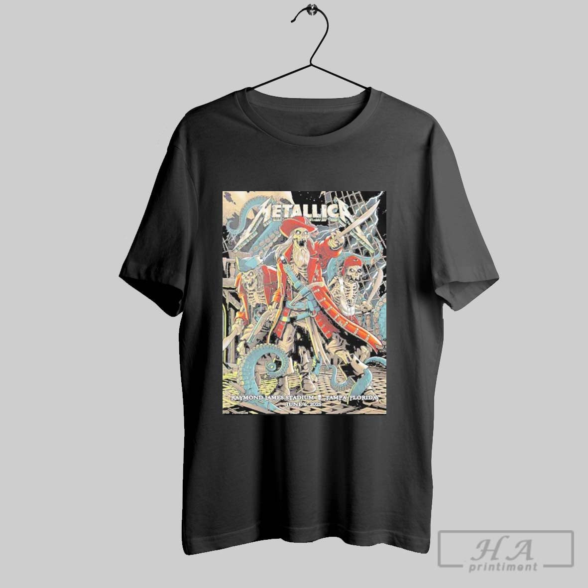 Official Metallica M72 Tampa Poster Show Design Artwork By Andrew Cremeans June 6 2025 North