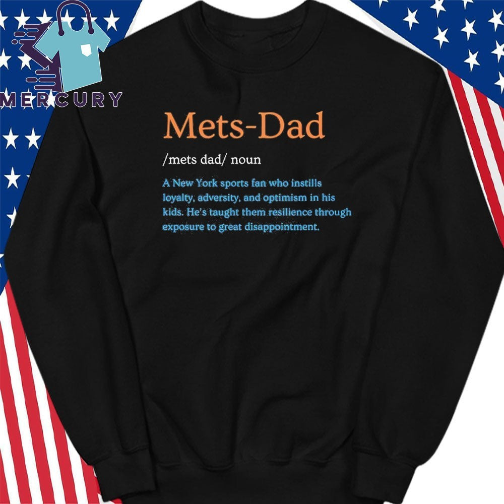 Mets Dad Noun New York Mets Baseball Sports Fan Shirt