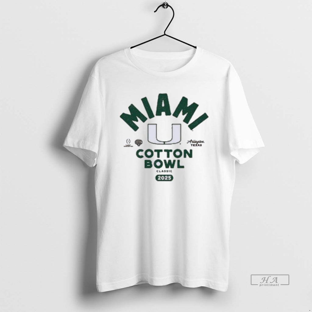 Official Miami College Football Playoff 2026 Cotton Bowl Classic T-Shirts, Hoodie, Sweatshirt | AU01DripNestTees.com