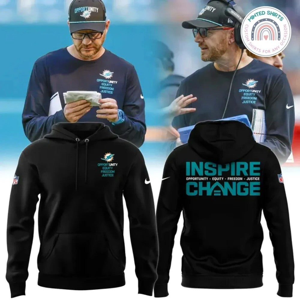 Miami Dolphins INSPIRE CHANGE 2025-26 Special Edition Hoodie
