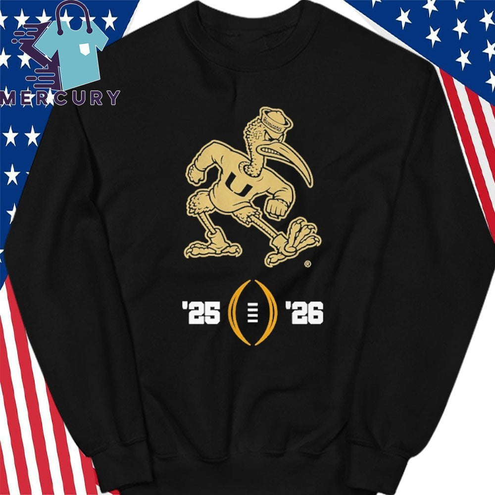 Miami Football 2025-26 College Football Playoff Shirt