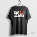 Official Miami Football 2025 Cfp The U Is Back T-Shirts, Hoodie, Sweatshirt | AU01DripNestTees.com