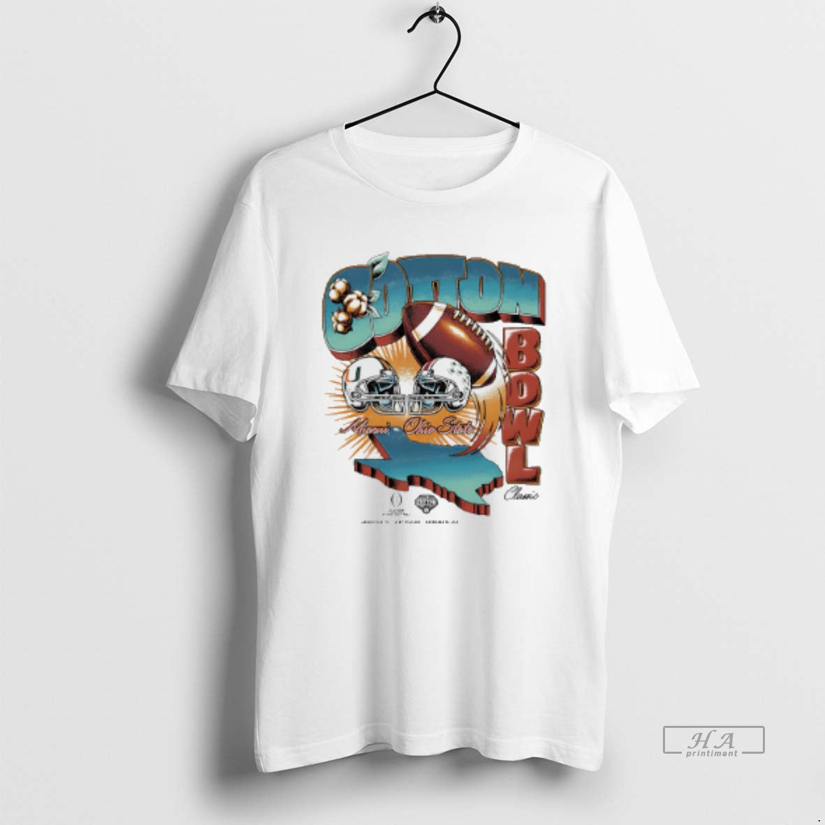 Official Miami Vs Ohio State Cotton Bowl Classic 2025 Vintage Matchup T-Shirts, Hoodie, Sweatshirt | AU01DripNestTees.com