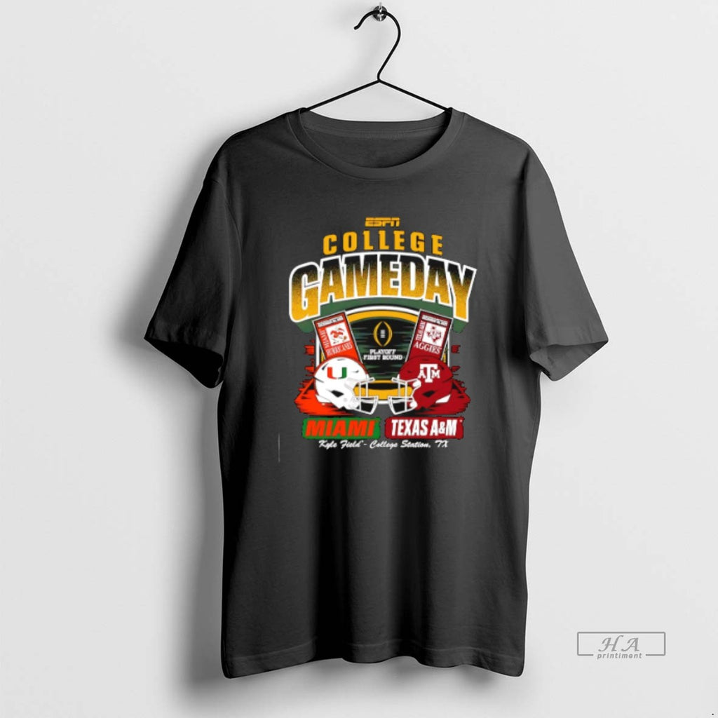 Official Miami Vs Texas 2025 26 Cfp Playoff First Round Ticket Helmets T-Shirts, Hoodie, Sweatshirt | AU01DripNestTees.com