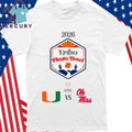 Miami vs. Ole Miss 2026 CFP Semifinal Vrbo Fiesta Bowl Shirt