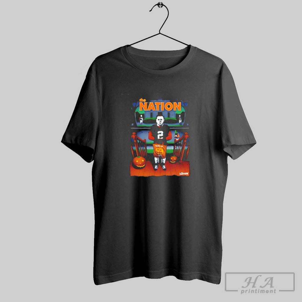 Official Michael Myers The Nation Trick Or Treat Football Halloween 2025