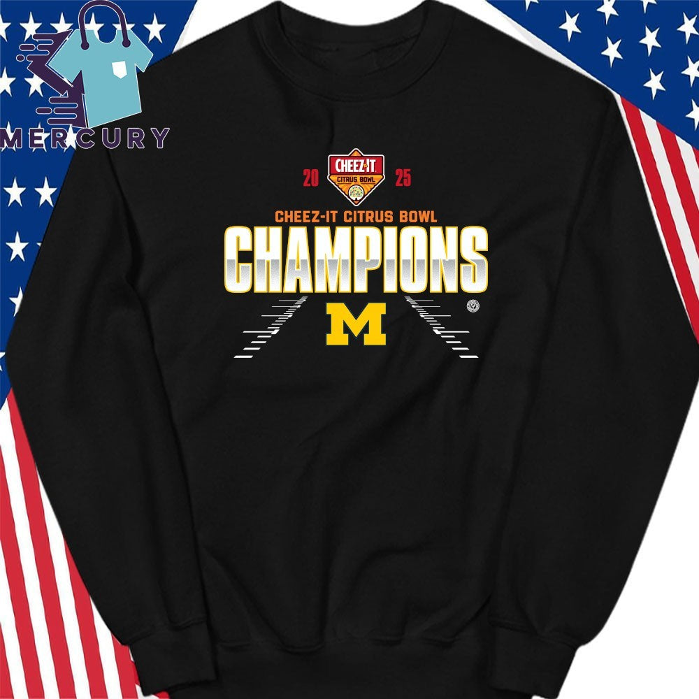 Michigan Wolverines 2025 Cheez-It Citrus Bowl Champions Shirt