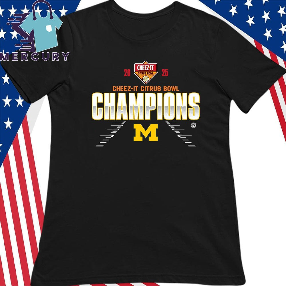 Michigan Wolverines 2025 Cheez-It Citrus Bowl Champions Shirt