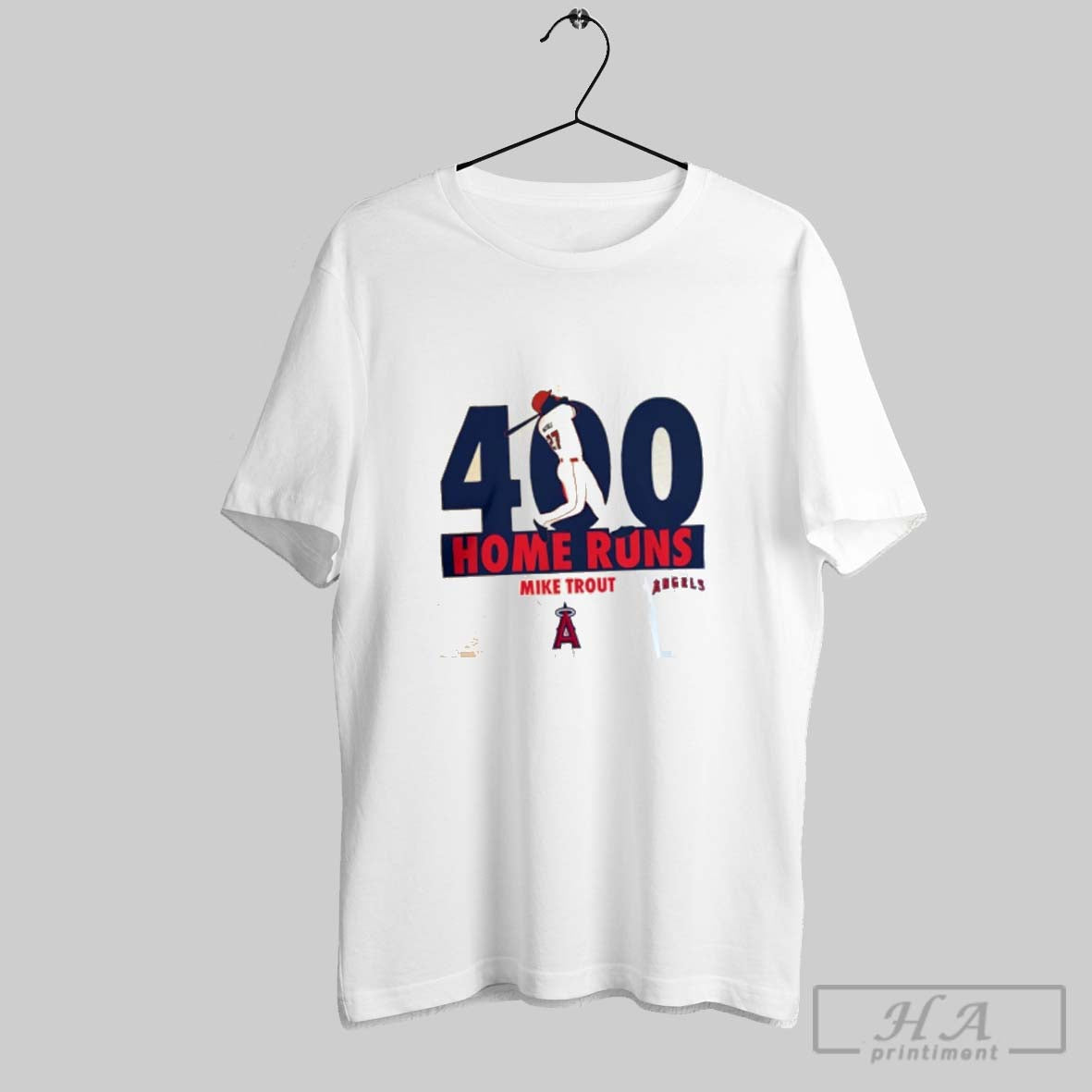 Official Mike Trout Los Angeles Angels Mlb 400 Career Home Runs 2025