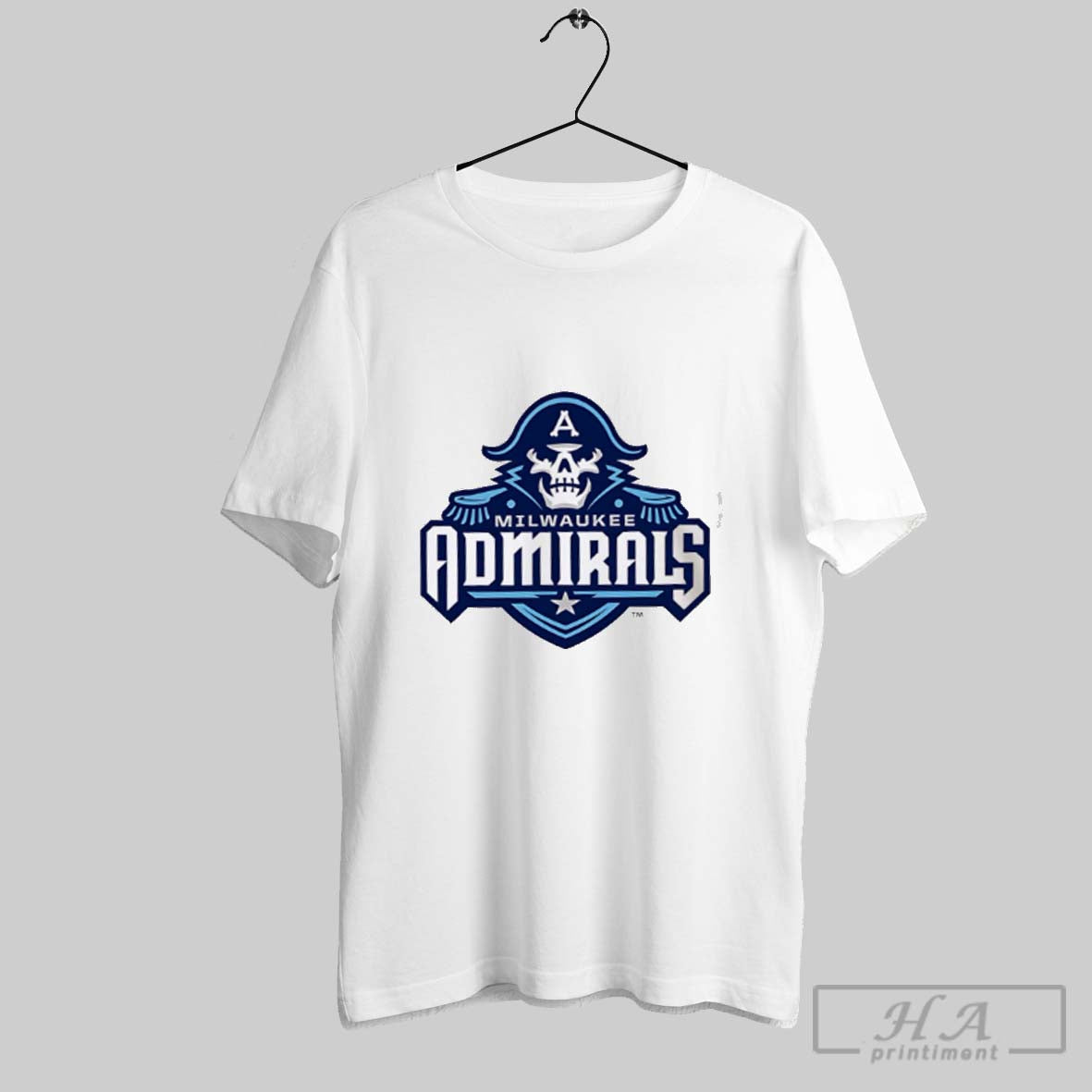 Official Milwaukee Admirals 2025 26 Logo White