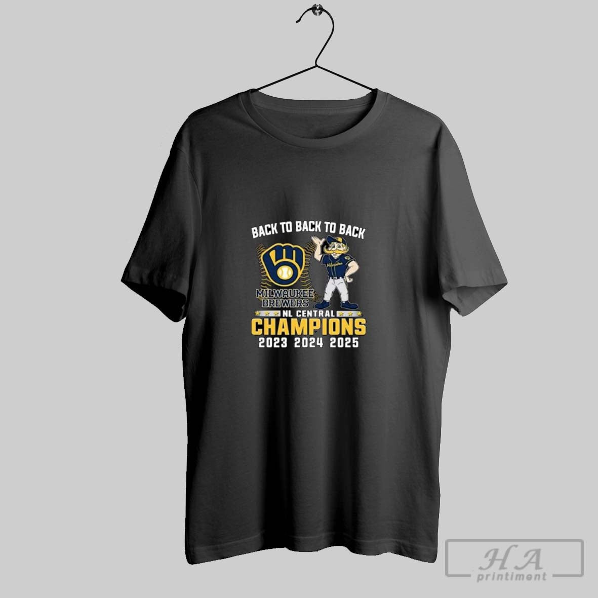 Official Milwaukee Brewers Mascot Nl Central Central Division Champions Back To Back To Back 2023