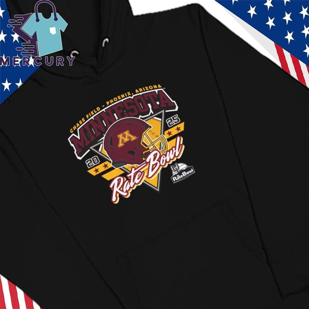 Minnesota Golden Gophers 2025 Rate Bowl Helmet Shirt