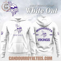 Minnesota Vikings White Out Hoodie Shirt