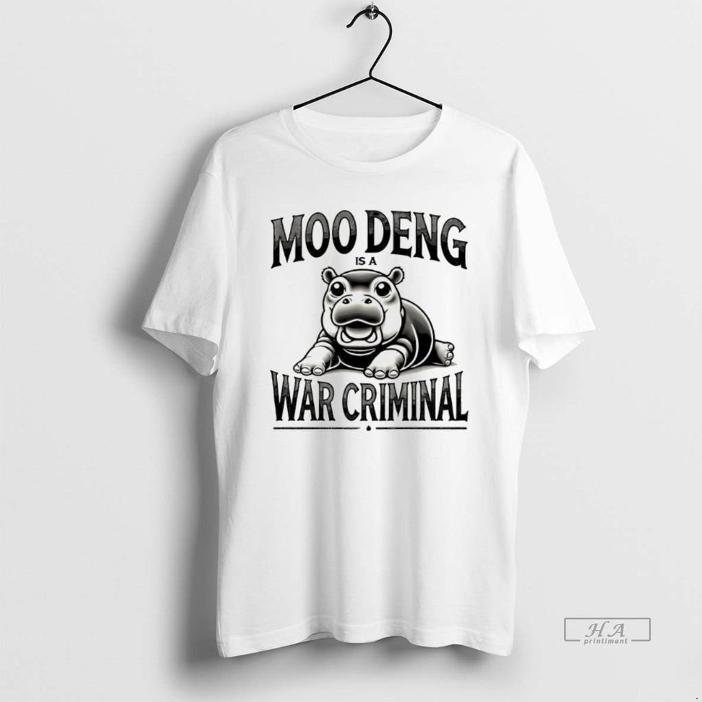Official Moo Deng Is A War Criminal T-Shirts, Hoodie, Sweatshirt | AU01DripNestTees.com