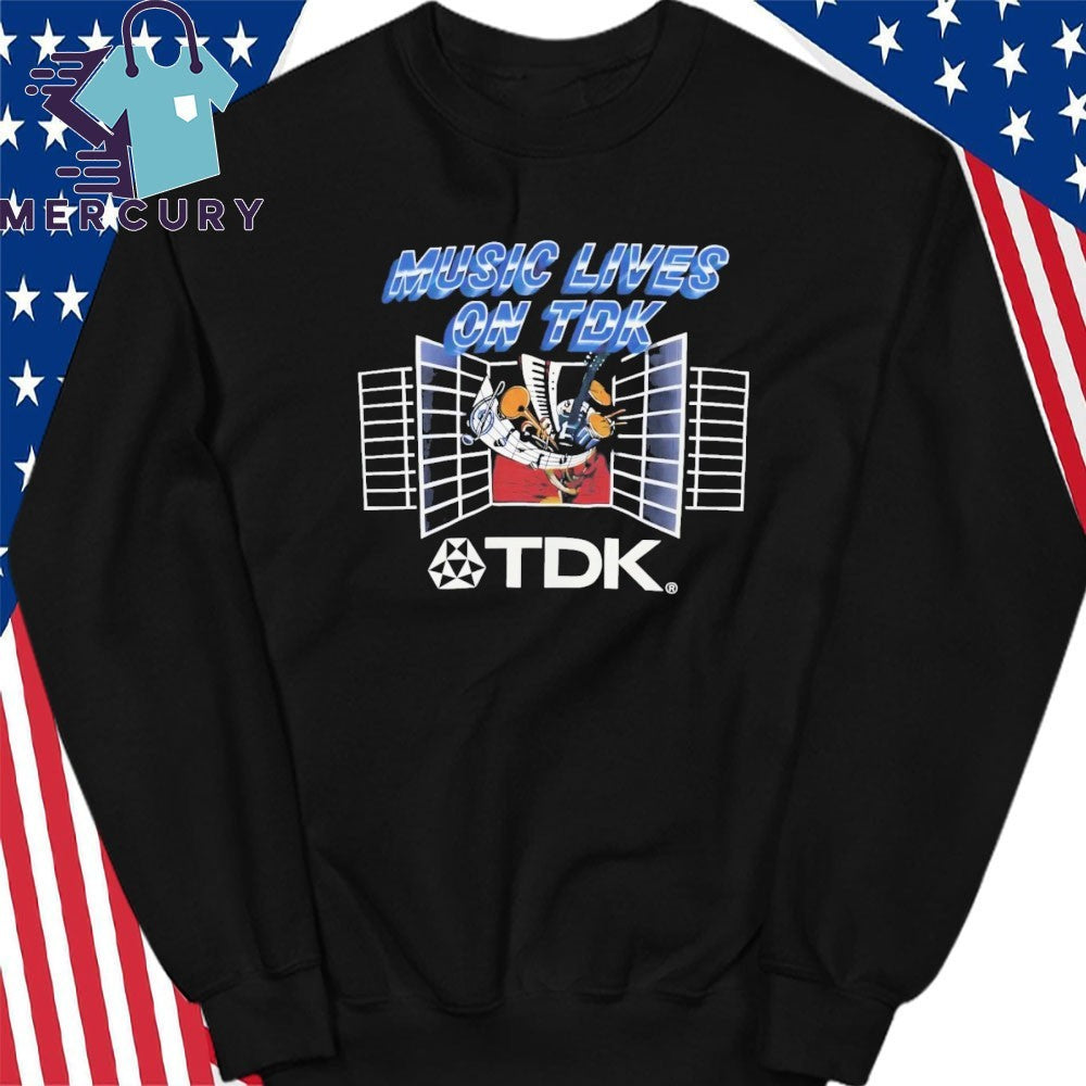 Music Lives On Tdk Shirt