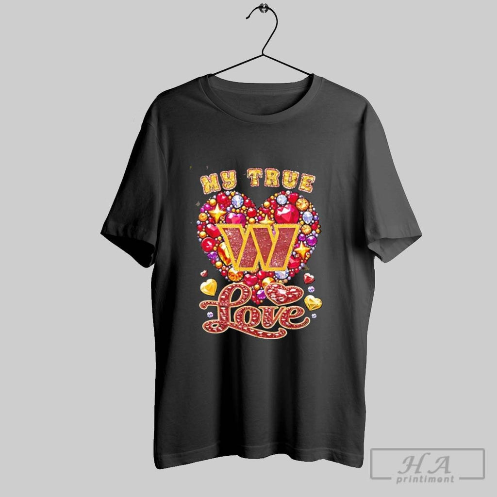 Official My True Love Washington Commanders Twinkle Shirt Hoodie Sweater Longsleeve And V Neck