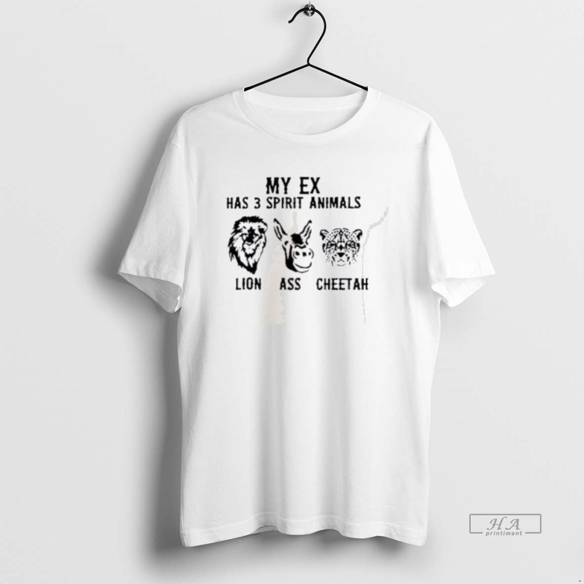 Official My Ex Has 3 Spirit Animals Lion Ass Cheetah T-Shirts, Hoodie, Sweatshirt | AU01DripNestTees.com