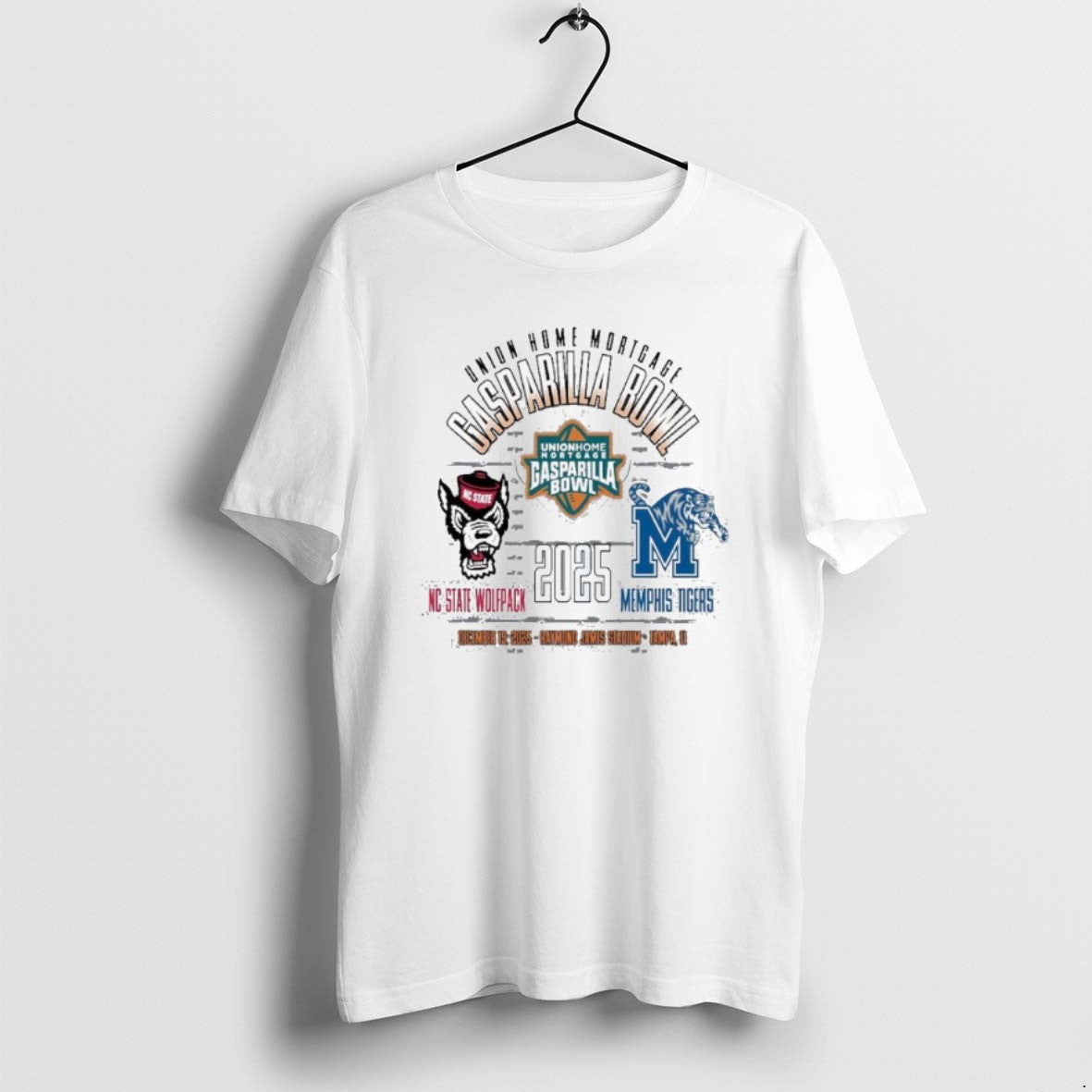 Official Nc State Wolfpack Vs Memphis Tigers 2025 Union Home Mortgage Gasparilla Bowl T-Shirts, Hoodie, Sweatshirt