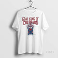 Official Nathan Mackinnon Goal King Of Colorado T-Shirts, Hoodie, Sweatshirt | AU01DripNestTees.com