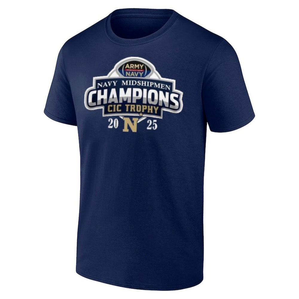 Navy Midshipmen 2025 Commander-in-Chief’s Trophy Champions Shirt