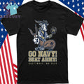 Navy Midshipmen Go Navy Beat Army Black Knights Mascot Shirt
