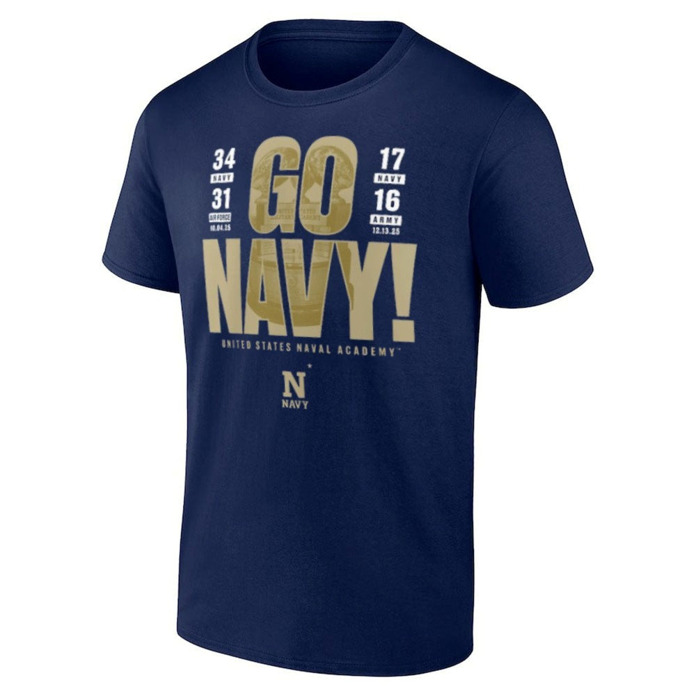 Navy Midshipmen Victory 17-16 Army Black Knights 2025 Go Navy Shirt