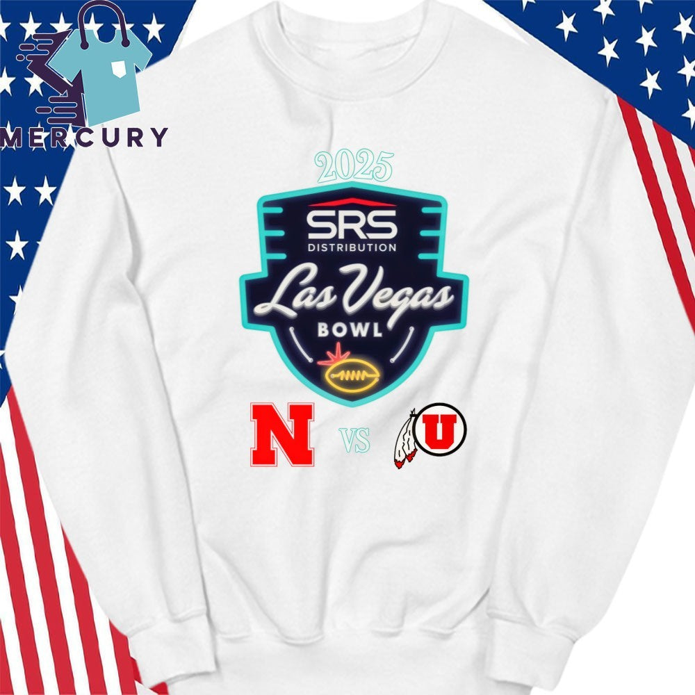 Nebraska Cornhuskers Vs Utah Utes 2025 Las Vegas Bowl Shirt