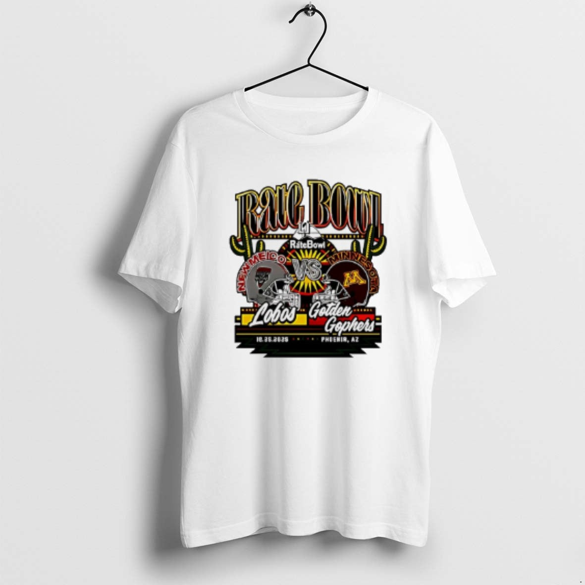 Official New Mexico Lobos Vs Minnesota Golden Gophers Rate Bowl 2025 T-Shirts, Hoodie, Sweatshirt | AU01DripNestTees.com