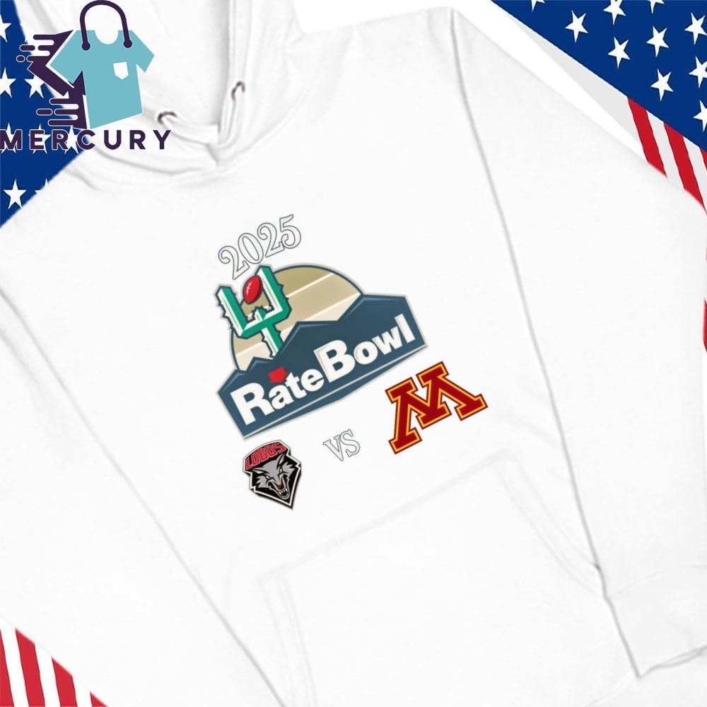 New Mexico Lobos vs. Minnesota Golden Gophers 2025 Rate Bowl Shirt