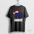 Official New York Giants 2025 Santa Hat Logo Football Christmas T-Shirts, Hoodie, Sweatshirt | AU01DripNestTees.com