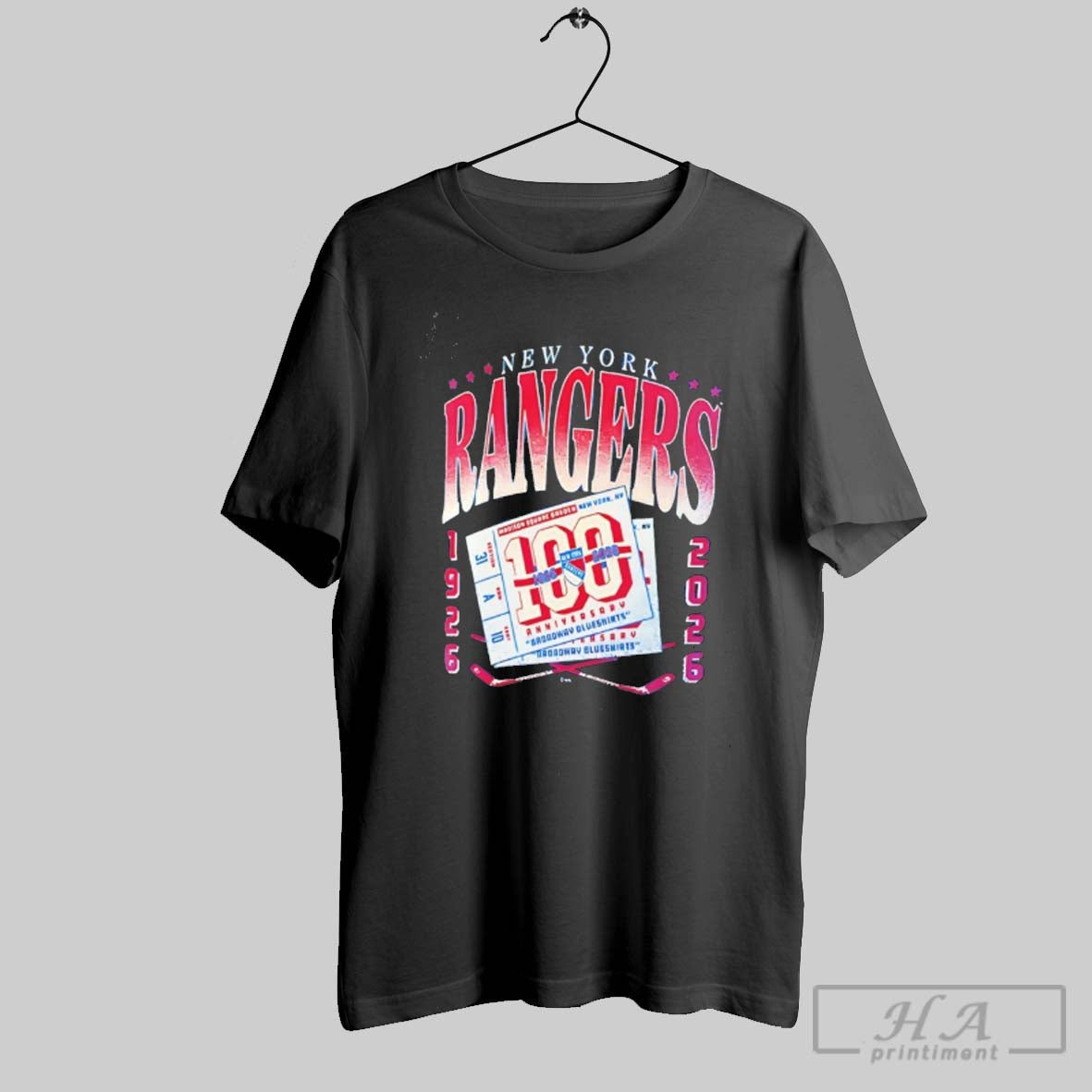 Official New York Rangers 100 Anniversary 1926 2026